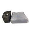 Image 1 : Grey Modular Ottoman with Cup Holder Console
