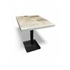 Image 2 : Group of 3 Square Marble Cafe Table