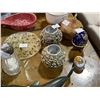 Image 2 : Home Decor & Collectible Pottery Lot - Figurines, Art Glass, Ceramic Bowls, Dolphin Sculpture & Vint