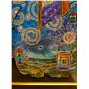 Image 4 : Original Acrylic Painting by Matthew Smith, Signed, Wood Framed 14" x 31"
