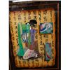 Image 2 : Asian Artwork Original Acrylic Artwork by Matthew Smith, Wood Framed 33" x 41"