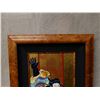 Image 6 : Dragon Samurai Acrylic on Canvas Artwork by Matthew Smith, Wood Framed 20" x 45"