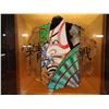Image 4 : Asian Artwork by Matthew Smith, Framed 16" x 16"