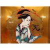 Image 4 : Asian Artwork by Matthew Smith, Framed 16" x 16"
