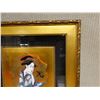 Image 8 : Asian Artwork by Matthew Smith, Framed 16" x 16"