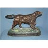 Image 1 : Bronze pointer dog on base