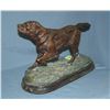 Image 3 : Bronze pointer dog on base