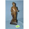 Image 1 : Early bronze fireman on a marble base