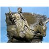 Image 2 : Pair of signed bronze Arabian figures riding a donkey