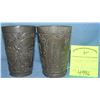 Image 1 : Pair of early Swedish pewter souvenir drink cups
