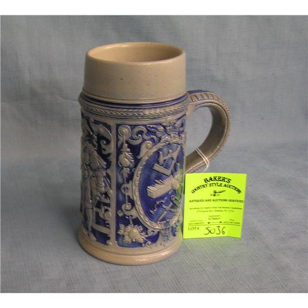Early German beer stein