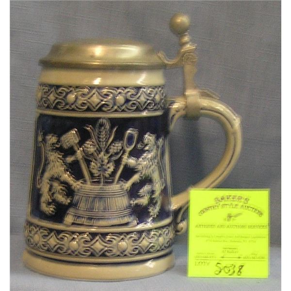 Vintage German beer stein