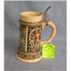 Image 1 : Vintage German Beer stein less pewter lid