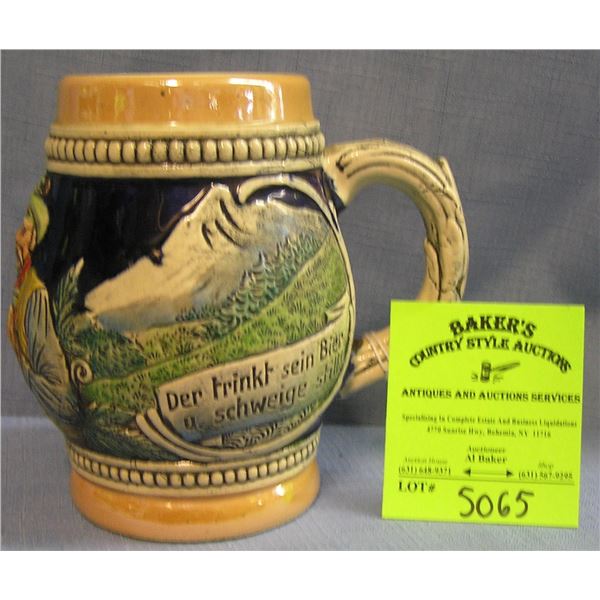 Vintage German beer stein