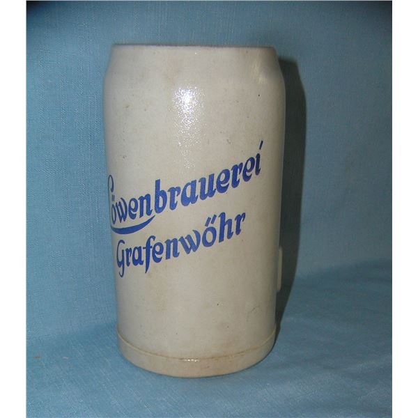 Vintage German beer mug Lowenbrau