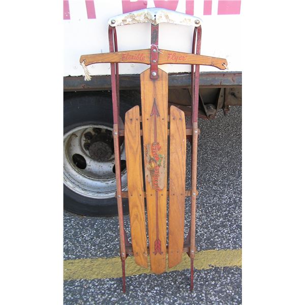 Antique Flexible Flyer sled
