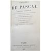 Image 3 : Antique leather bound book thoughts of Pascal