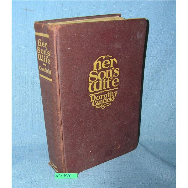 Her Son's Wife by Dorothy Canfield circa 1927