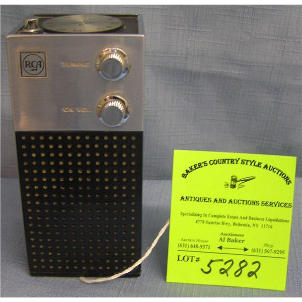 High quality RCA portable transistor radio
