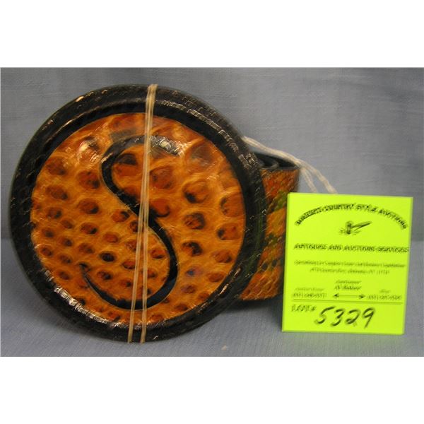High quality snake skin belt and buckle