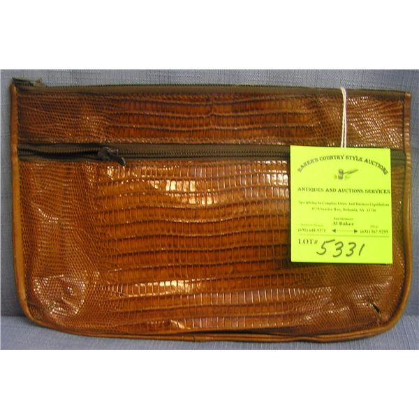 Quality snakeskin purse