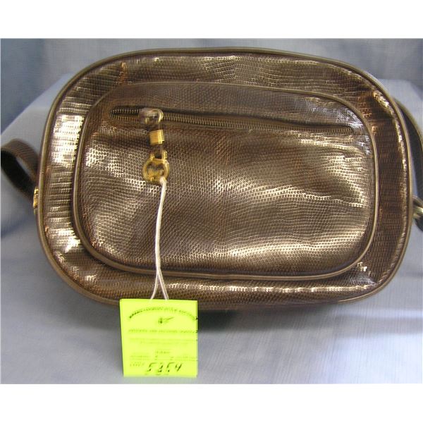 Vintage high quality Mila Schon leather handbag