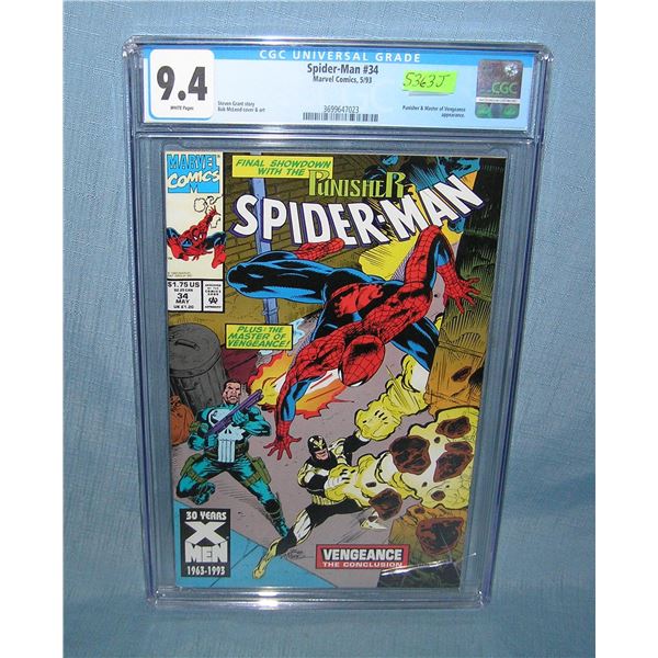 Spiderman number 34 final showdown with the punisher comic book