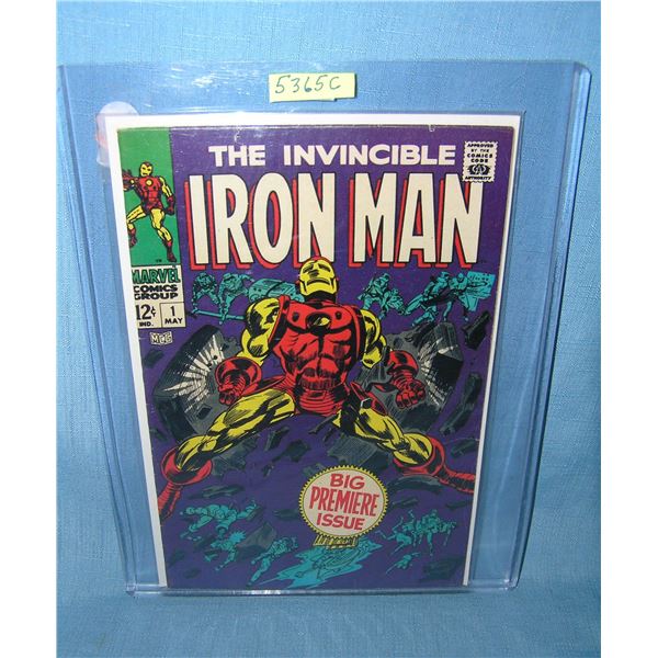 Marvel Iron Man number 1 big premier issue  comic book