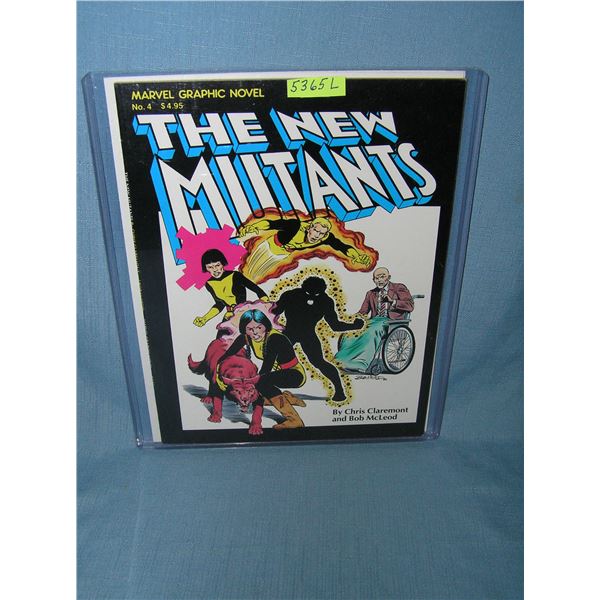 Marvel the New Mutants number 4 scarce graphic novel