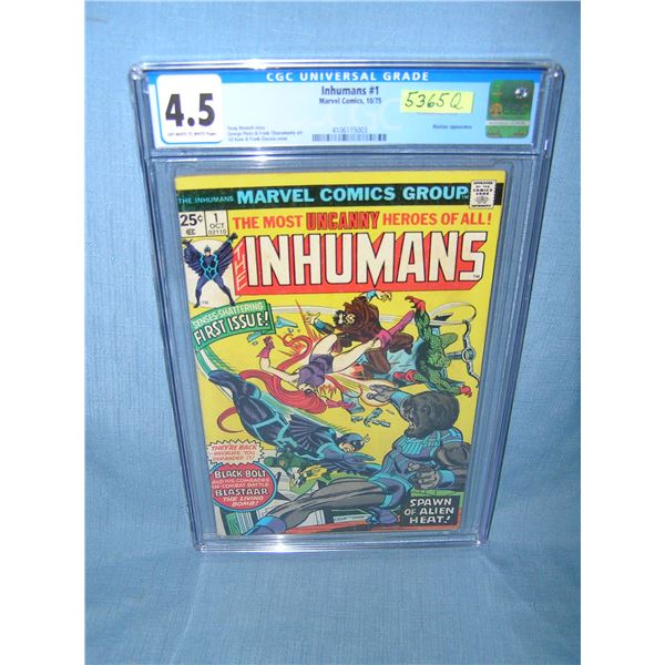 Early Marvel Inhumans number 1 first edition comic book graded 4.5