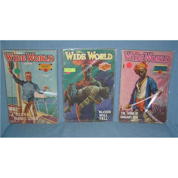 The Wide World the magazine for men