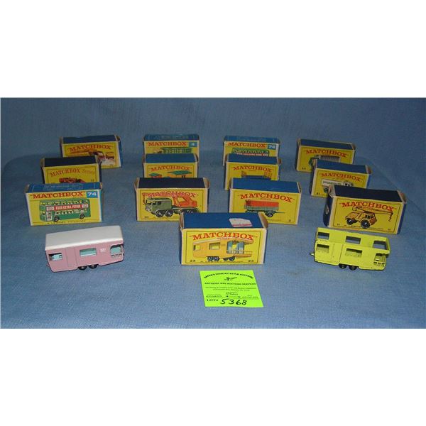 Collection of early Matchbox collector cars