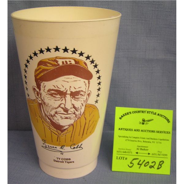 Vintage Ty Cobb Detroit Tigers sports cup