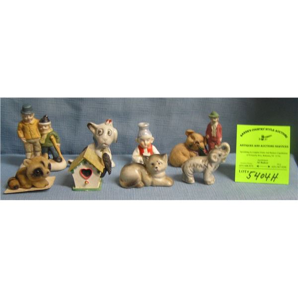Group of vintage figures and collectibles