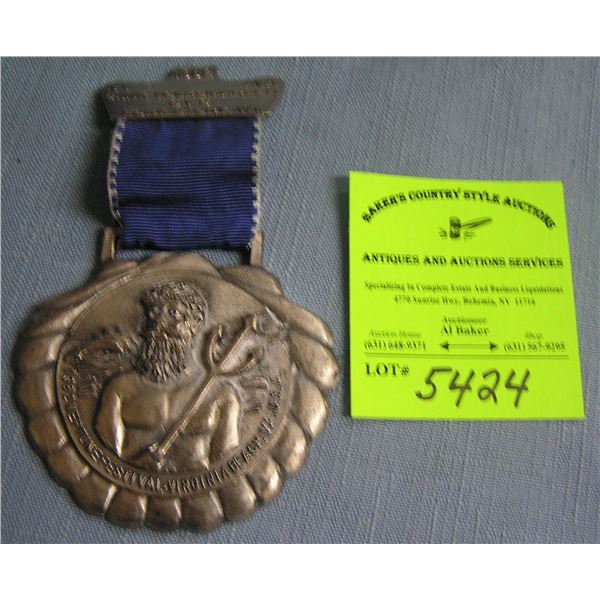 Neptune festival Virginia Beach award medal