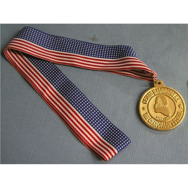 George Washington HS gold award medal & ribbon