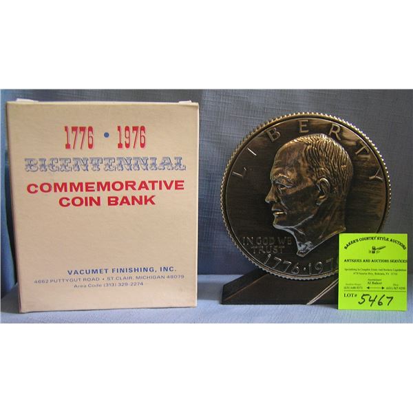Vintage Eisenhower coin bank mint with original box