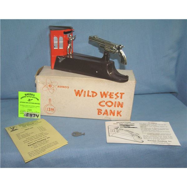 Vintage Wild West bank circa 1950's