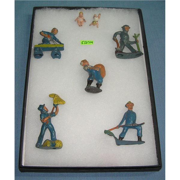 Collection of early hand painted lead figures