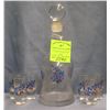 Image 1 : Floral decorated decanter set