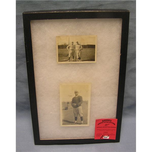 Pair of early Colby College baseball photos