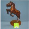 Image 1 : Prison made Hand carved prancing horse