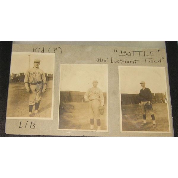 Early Colby College baseball player photos