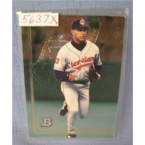 Manny Ramirez rookie baseball card