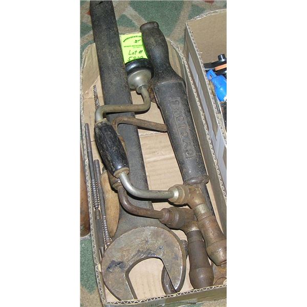 Box full of heavy duty tools