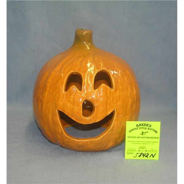 Vintage painted ceramic Jack O' Lantern
