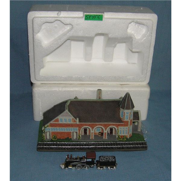 Lockport railroad station heavily detailed replica model
