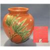 Image 1 : Painted palm tree decorated vase by Silvestri