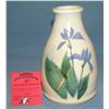 Image 1 : Hand painted and glazed earthenware vase