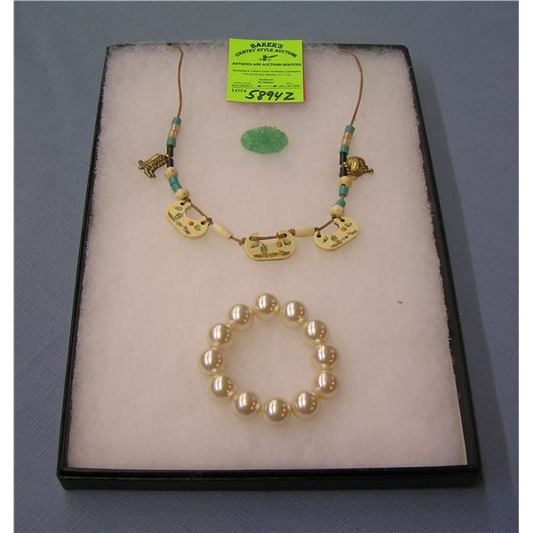 Group of costume jewelry